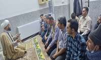 حضور سرپرست شبکه، سرپرست‌‌ مرکز بهداشت و حراست شبکه در نماز جماعت 